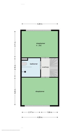 Floorplan - Zeggegors 7, 3271 XJ Mijnsheerenland