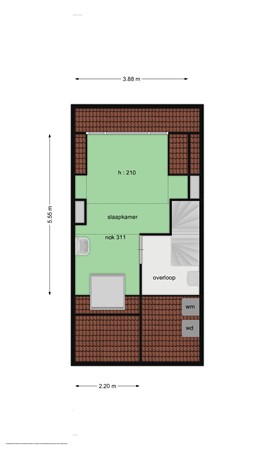Floorplan - Zeggegors 7, 3271 XJ Mijnsheerenland
