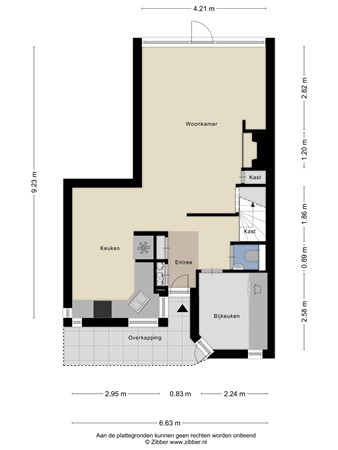 Floorplan - Bakhuis 3, 3262 CB Oud-Beijerland