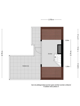 Floorplan - Bakhuis 3, 3262 CB Oud-Beijerland