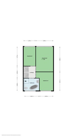 Floorplan - Frans Halsstraat 67, 3262 HE Oud-Beijerland