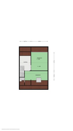 Floorplan - Frans Halsstraat 67, 3262 HE Oud-Beijerland