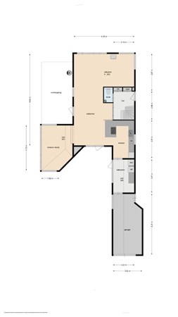 Floorplan - Korengracht 29, 3262 CD Oud-Beijerland