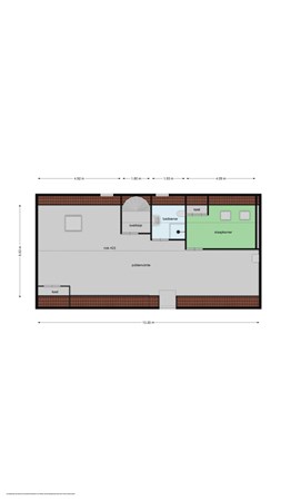 Floorplan - Voorstraat 4, 3265 BV Piershil
