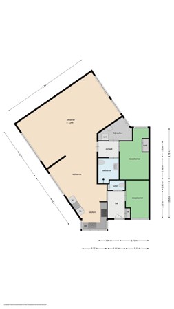 Floorplan - Rossinisingel 2, 2992 PB Barendrecht