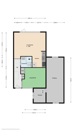 Floorplan - Frambozentuin 1, 3078 TE Rotterdam