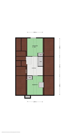 Floorplan - Hazelaarstraat 18, 3297 XJ Puttershoek