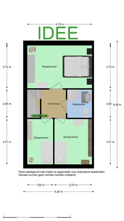 Castor 1, 4501 EZ Oostburg - 299Oostburg Castor 1 plttg 1e verdiep IDEE.jpg