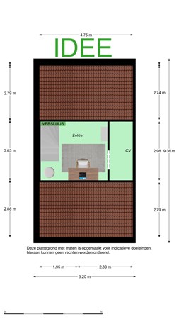 Castor 1, 4501 EZ Oostburg - 399Oostburg Castor 1 plttg 2e verdiep IDEE.jpg