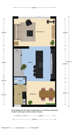 Mr. P.C. Hennequinstraat 8, 4501 AT Oostburg - 199Oostburg Mr. P.C. Hennequinstraat 8 Plttg BG.jpg