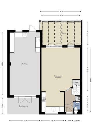 Spelleborg 13, 4651 ZM Steenbergen - Begane grond - 2D.jpg