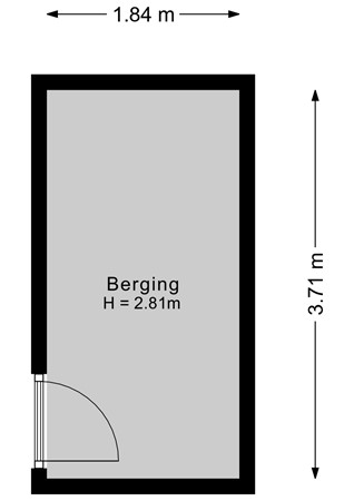 Pater Luijtenpad 65, 4615 BK Bergen op Zoom - Berging - 2D.jpg