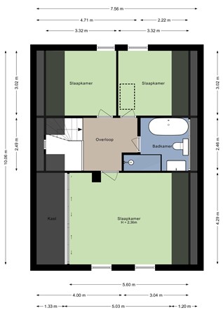 Blozekriekske 11, 4681 BW Nieuw-Vossemeer - Eerste verdieping - 2D.jpg