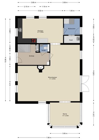 Blozekriekske 11, 4681 BW Nieuw-Vossemeer - Begane grond - 2D.jpg