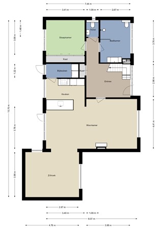 Henegouwen 4, 4651 JA Steenbergen - Begane grond - 2D.jpg