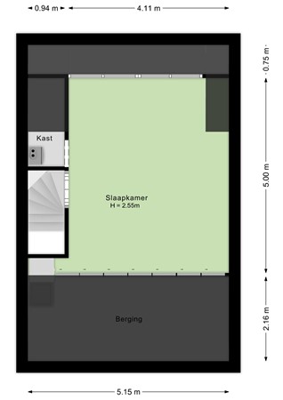 Palingstraat 3, 4617 AD Bergen op Zoom - Tweede verdieping - 2D.jpg