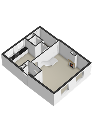 Wouwsestraat 50, 4651 DX Steenbergen - Begane grond - 3D.png