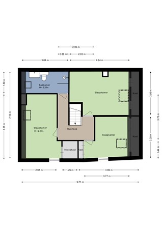 Wouwsestraat 50, 4651 DX Steenbergen - Eerste verdieping - 2D.jpg