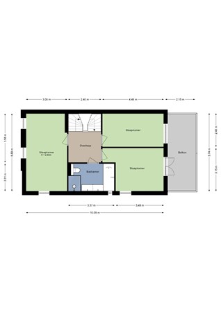 Merijntje Gijzenlaan 29, 4625 GD Bergen op Zoom - Eerste verdieping - 2D.jpg