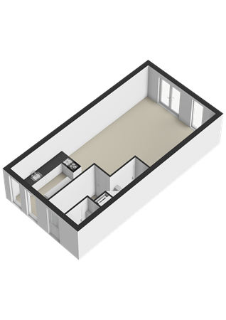 Bastion 29, 4652 GC Steenbergen - Begane grond - 3D.png