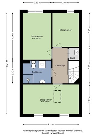 Watersnip 18, 4617 JK Bergen op Zoom - Eerste verdieping - 2D.jpg