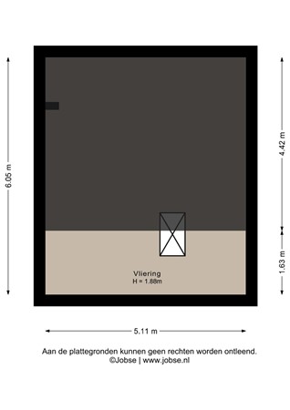 Watersnip 18, 4617 JK Bergen op Zoom - Vliering - 2D.jpg