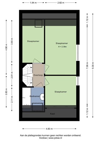 Van Nispenstraat 15, 4651 XH Steenbergen - Eerste verdieping - 2D.jpg