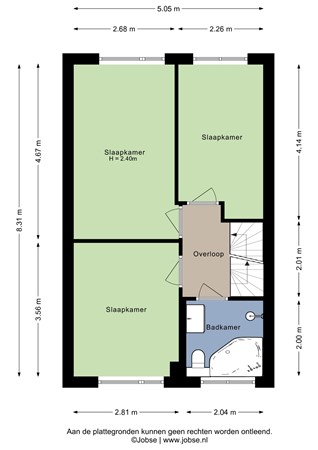Noorddonk 3, 4651 ZC Steenbergen - Eerste verdieping - 2D.jpg