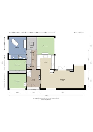 Johann Strauszstraat 10, 4661 CP Halsteren - Begane grond - 2D.jpg