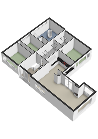 Johann Strauszstraat 10, 4661 CP Halsteren - Begane grond - 3D.png