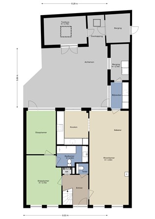 Westdam 40, 4651 BE Steenbergen - Situatie - 2D.jpg