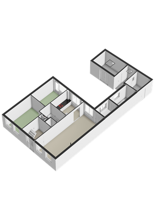 Westdam 40, 4651 BE Steenbergen - Begane grond - 3D.png