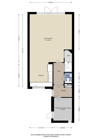 Achtererf 75, 4691 DC Tholen - Begane grond - 2D.jpg