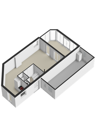 Okkernoot 12, 4623 AX Bergen op Zoom - Begane grond - 3D.png