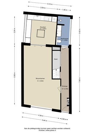 Oostdam 6, 4651 AW Steenbergen - Begane grond - 2D.jpg