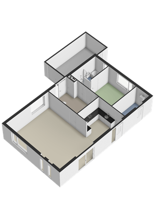 Bollardveen 11, 4651 GN Steenbergen - Begane grond - 3D.png