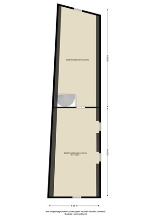 Kaaistraat 14, 4651 BN Steenbergen - Bijgebouw eerste verdieping - 2D.jpg