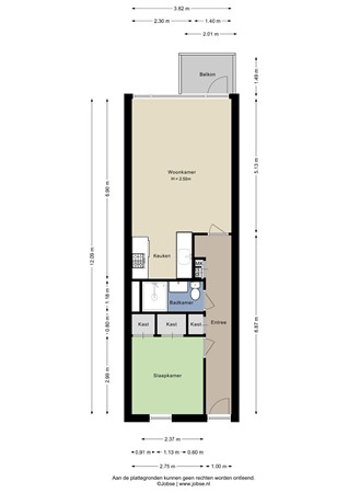 Noordsingel 144, 4611 SJ Bergen op Zoom - Vierde verdieping - 2D.jpg