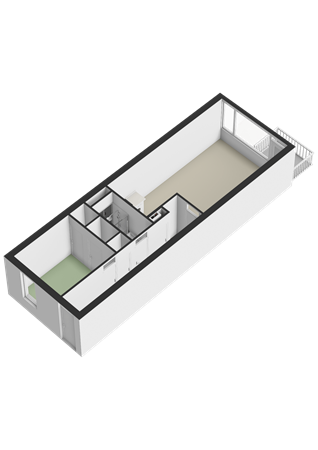 Noordsingel 144, 4611 SJ Bergen op Zoom - Vierde verdieping - 3D.png