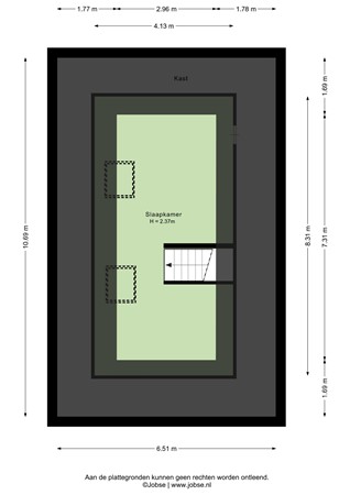 Franseweg 57B, 4651 GE Steenbergen - Tweede verdieping - 2D.jpg