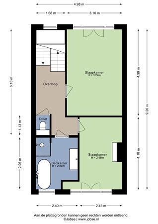 Halsterseweg 247, 4613 AP Bergen op Zoom - Eerste verdieping - 2D.jpg