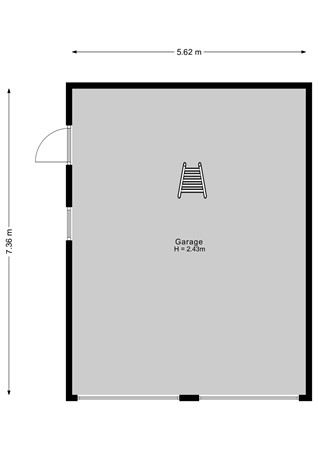 Drukkerij 11, 4651 SL Steenbergen - Garage - 2D.jpg