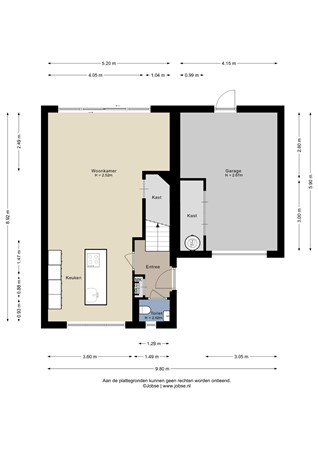 Vesting 8, 4652 GD Steenbergen - Begane grond - 2D.jpg
