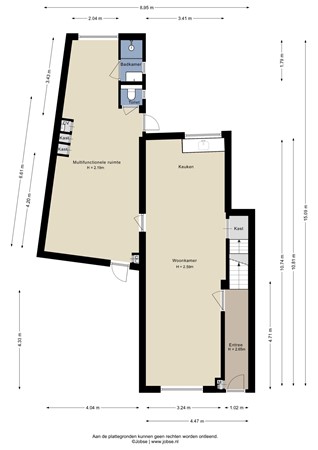 Burgemeester van Loonstraat 1, 4651 CB Steenbergen - Begane grond - 2D.jpg