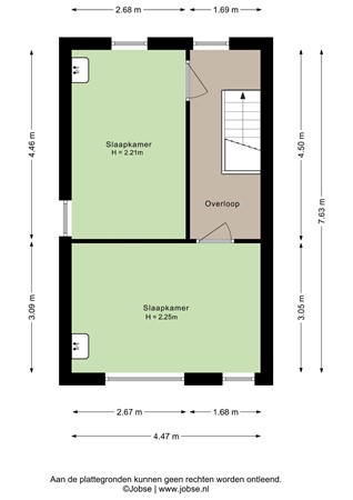 Burgemeester van Loonstraat 1, 4651 CB Steenbergen - Eerste verdieping - 2D.jpg