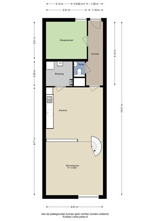 Grote Kerkstraat 17I, 4651 BA Steenbergen - Begane grond - 2D.jpg