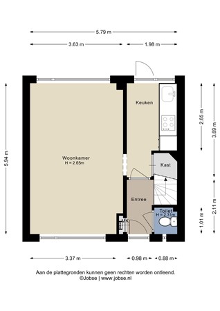 Van Boutershemstraat 23, 4651 LT Steenbergen - Begane grond - 2D.jpg