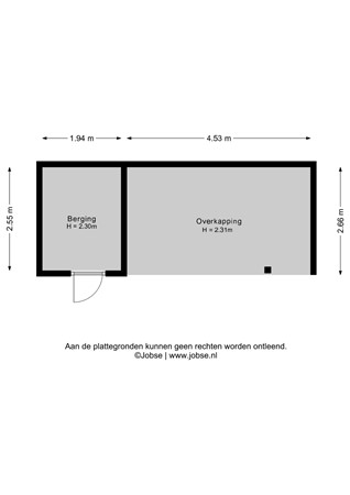 Van Brabantstraat 12, 4651 LK Steenbergen - Berging - 2D.jpg