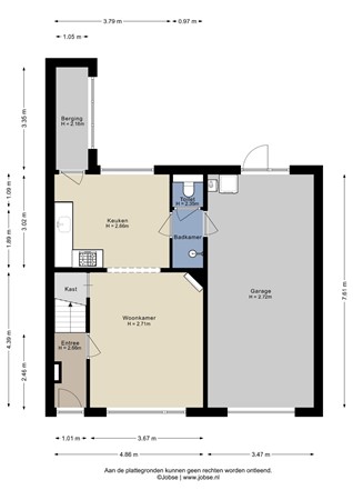 Simonshaven 3, 4651 DK Steenbergen - Begane grond - 2D.jpg