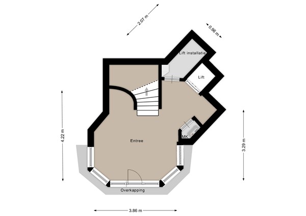 West-Havendijk 112, 4651 VZ Steenbergen - Begane grond - 2D.jpg